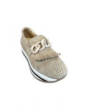 Softwaves Carly Platform Loafers - White