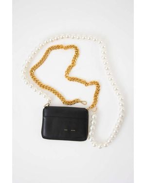 Saint Grace Pearl Purse Chain - White