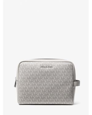 Michael Kors Hudson Signature Logo Travel Kit - Gray