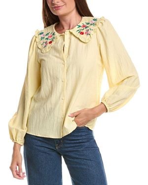 ANNA KAY Kansas Ruffled Blouse - Natural
