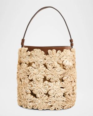 Poolside The Ravello Floral Bucket - Natural