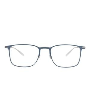 Montblanc Square-Frame Alluminium Optical Frames - Brown