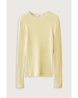 Lisa Yang Vivian Cotton Cashmere T-Shirt - Yellow