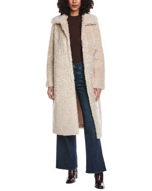 Noize Gabriela Sherpa Coat - Natural