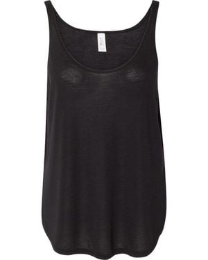 Bella Canvas Flowy Tank With Side Slit - Black