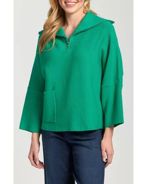 Apny Half Zip Pullover - Green