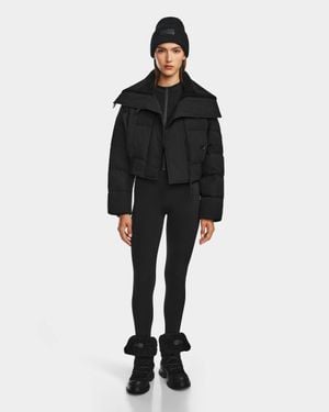 Rudsak Yvette Crop Corduroy Down Puffer - Black