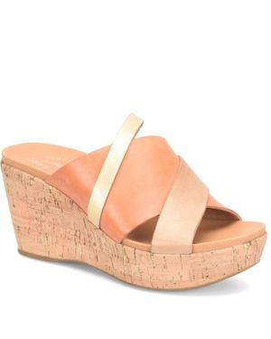Kork-Ease Addie Wedge Sandals - Pink