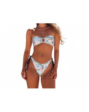 Kulani Kinis Full Coverage Tie Bikini Bottom - Black