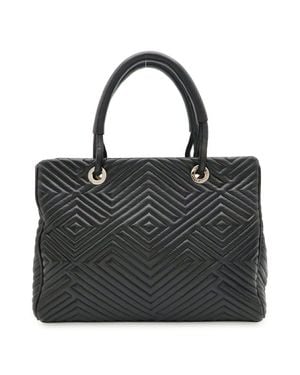 Bally Manuela Leather Handbag - Black