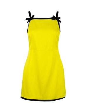 MSGM Sheath Dress - Yellow