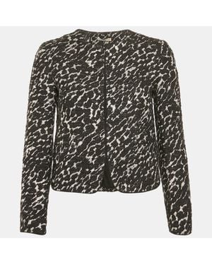Alice + Olivia Lurex Tweed Jacket - Black
