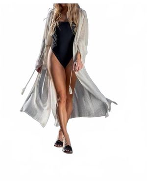 Cienna Athena Beach Cover Up - White