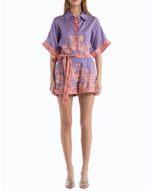 CHRISTY LYNN Iris Filigree Lola Short - Red