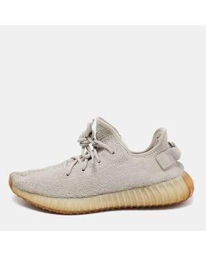 Yeezy Knit Fabric Boost 350 V2 Sesame Sneakers Size 43 2/3 - White