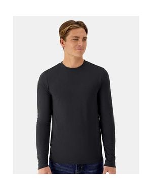Hanes Cool Dri Cotton Touch Long Sleeve T-Shirt - Blue