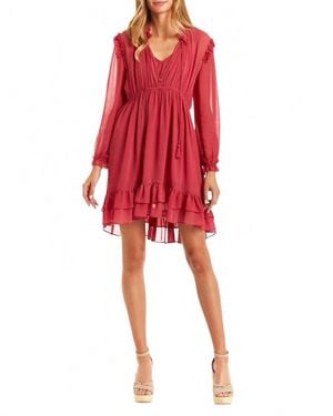 SECRET MISSION Rosalie Mini Dress - Red