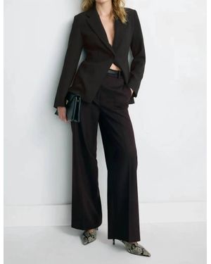 French Connection Azra Twill Cinched Blazer - Black