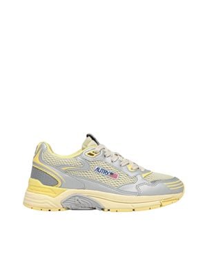 Autry Hyperway /Lemon Sneakers - White