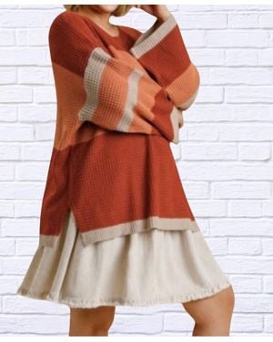 Umgee Betty Sweater - Brown