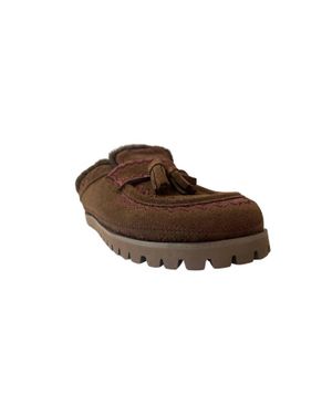 Bibi Lou Mule Tassel Slippers - Brown