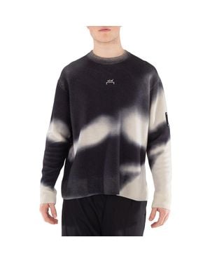 A_COLD_WALL* A Cold Wall Gradient Crew Knit Pullover Sweater - Black