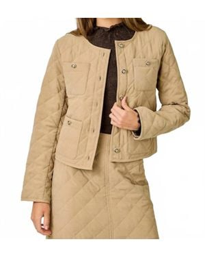Mystree Quilted Jacket - Natural