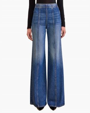 Ulla Johnson The Bianca Wide-Leg Jean - Blue