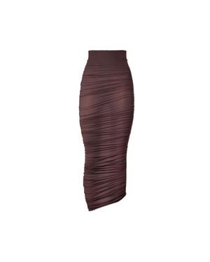 Wolford Sheer Drape Skirt - Purple