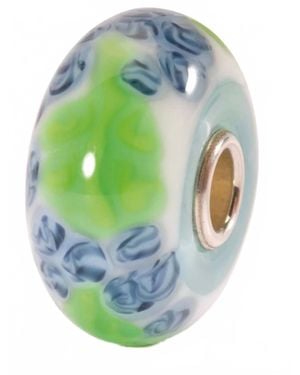 Trollbeads Flax Glass Bead Charm - Green