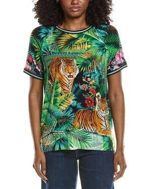Johnny Was Tigres Top - Green