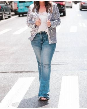Jess Lea Sequin And The City Blazer - Blue