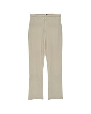 Max Mara Leisure Straight-Leg Pants - Natural