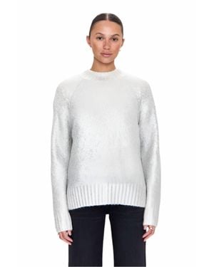 Pistola Ilana Long Sleeve Sweater - White