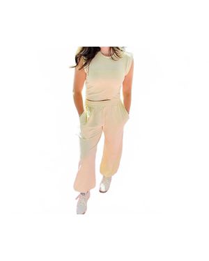 LALAMIA Modal Terry Sweatpants - Black