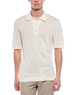 Rag & Bone Lewis Polo Shirt - White