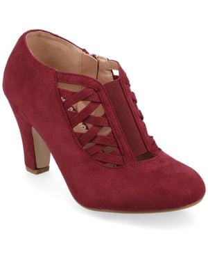 Journee Collection Collection Piper Bootie - Red