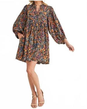 Jodifil Luna Knee Length Dress - Brown