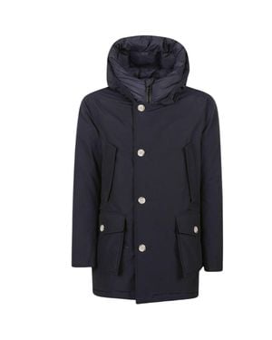 Woolrich Dark Arctic Longline Down Parka - Blue