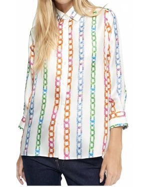 Vilagallo Chain Print Shirt - Multicolor