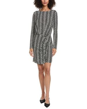 The Kooples Zigzag Mini Dress - Black
