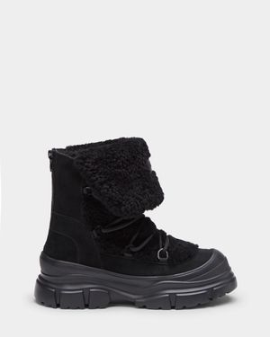 Rudsak Roki Winter Boots With Faux Shearling - Black