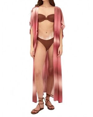 MALAI Illusion Serena Kimono - Red