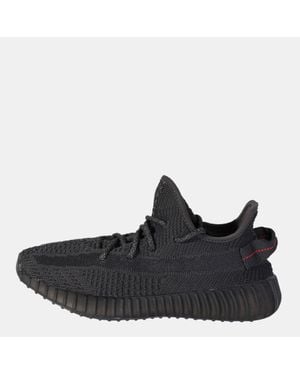 Yeezy Knit Fabric Boost 350 V2 Non-Reflective Sneakers Size 40 - Black