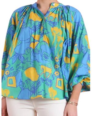 De Loreta Kaia Blouse - Blue