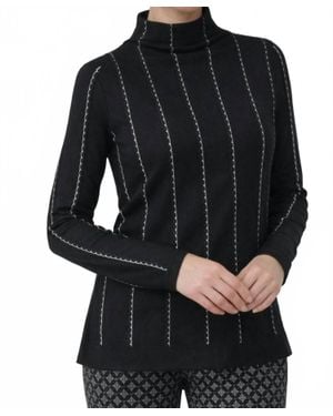 J'Envie/Eli The Nicosia Turtleneck Sweater - Black
