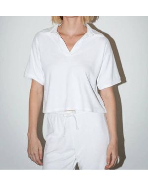 Cadyn Hattie Short Sleeve Polo - White