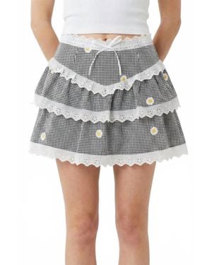 Kestan Daisy Mini Skirt - Gray