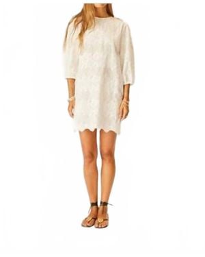 Natalie Martin Lisa Mini Dress - White