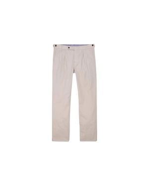 Sid Mashburn Garment-Dyed Pleated Sport Trouser - Gray